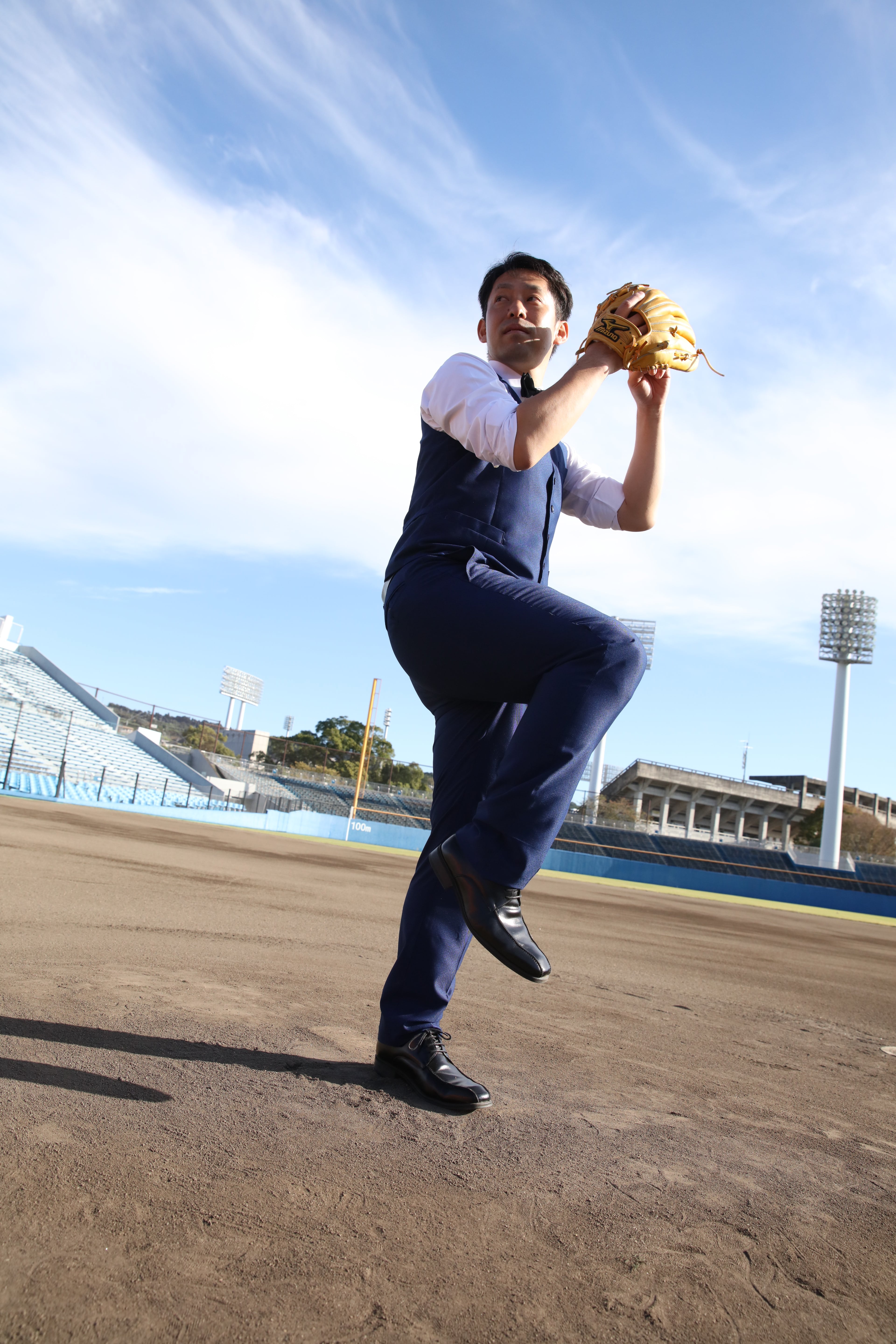 野球場撮影写真